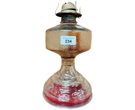 GLASS OIL LAMP 