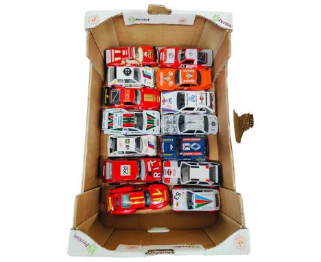 BOX LOT OF MODEL CARS 