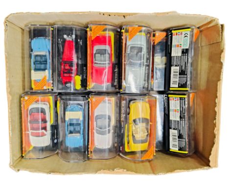 BOX LOT OF MODEL CARS ETC 