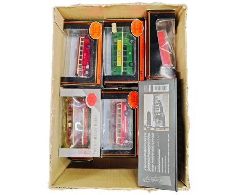 BOX LOT OF MODEL BUSES 