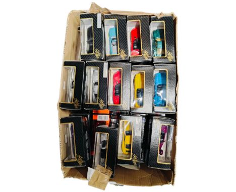 BOX LOT OF MODEL CARS 