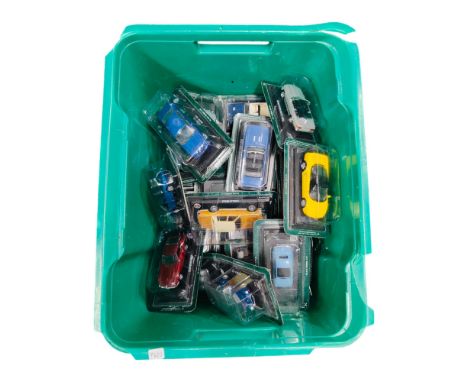 BOX LOT OF BOXED MODEL CARS 