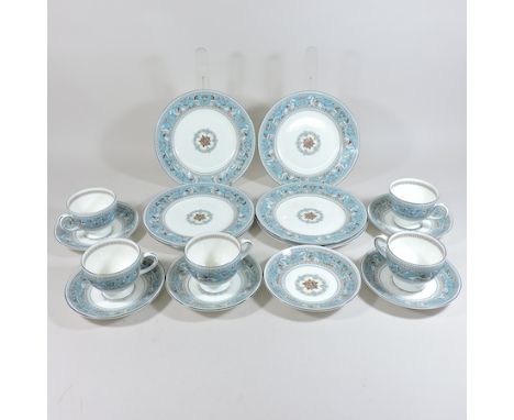 A Wedgwood Florentine pattern part tea service 