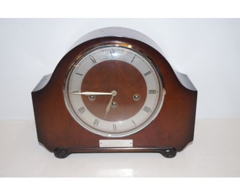 1930's oak mantel clock 