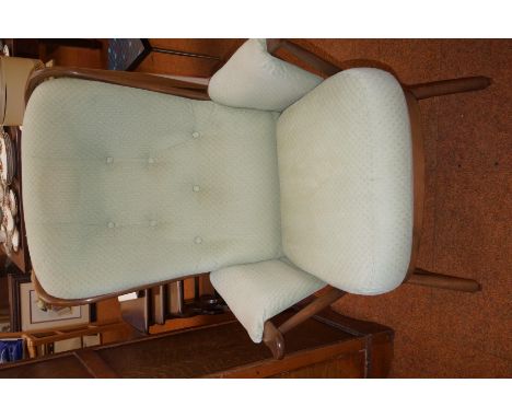 Ercol spindle back armchair in beech 