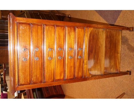 Edwardian mahogany sheet music cabinet 