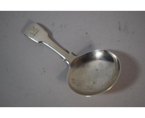 A Georgian Silver Tea Caddy Spoon with Heraldic Bird to Handle. London 1812 