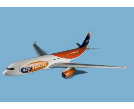 Airbus A330 by Scalecraft models  A large 1-50th scale fibreglass Travel Agents display model in My Travel livery, detachable