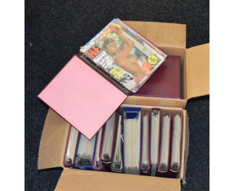 2 boxes containing bound vintage issues of Health & Efficiency. 