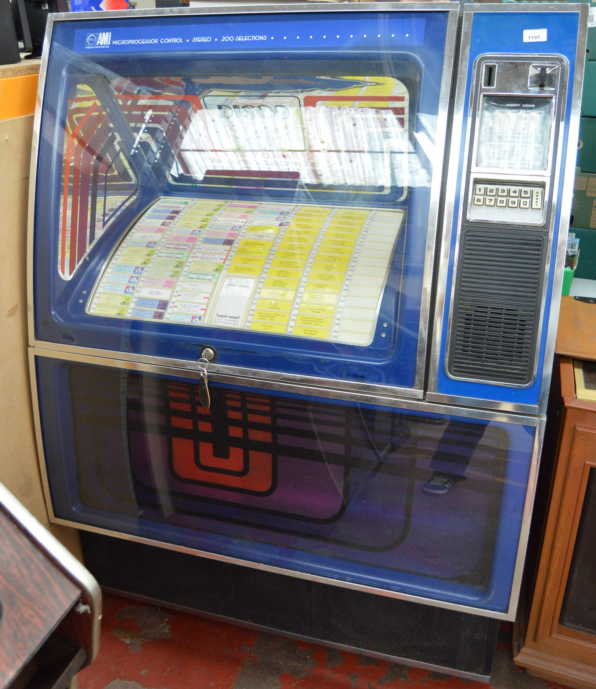 A Rowe AMI Disco 200 jukebox