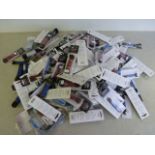 Approx 140 x Assorted Black & Brown Shoe Laces. Makes Include Cherry Blossom & Bergsport (As