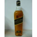 1 x Bottle of Jonnie Walker Black Walker Blended Scotch Whiskey 12 Years Old