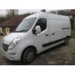 GX63 YED: Renault Master MM35 Sport DCI 145, White Panel Van. MWB, 3500kg, Diesel, 6 Speed Manual,