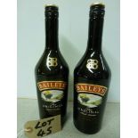 2 x Bottles of Baileys