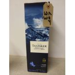1 x Bottle of Talisker Single Malt Scotch Whiskey Aged 10 Years In Box