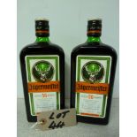 2 x Bottle of Jagermeister
