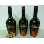 3 x Bottles of Tia Maria