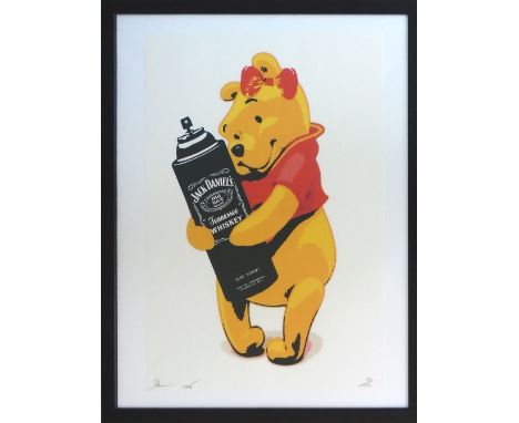 DEATH NYC, 'Bear Jack', lithograph, hand signed and numbered, accompanied by certificate of authenticity and golden sticker, 