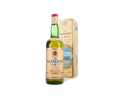GLENLIVET 12 YEAR OLD CLASSIC GOLF COURSES OF SCOTLAND - CARNOUSTIESingle malt.One of the very first distilleries in Scotland