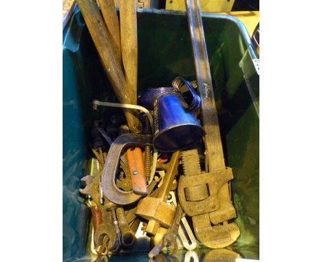 Box of mixed tools