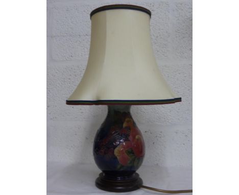 MOORCROFT BLUE GROUND TABLE LAMP