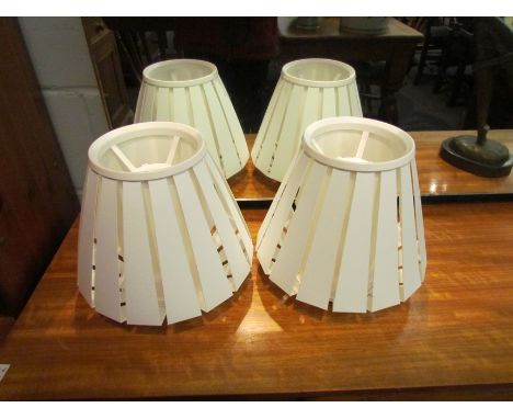 A pair of Lakheden Swedish design lamp shades  