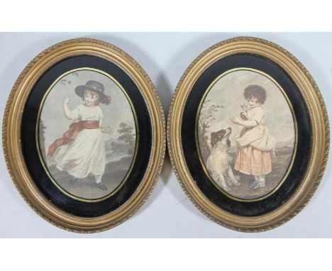 19thC English School. portrait and another, one entitled Master Philip Yorke, stipple engravings, 28cm x 22cm.