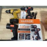 (2) Cordless Drill and Flashlight Kit (1) Cordless Drill