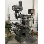Lagun FTV-2S Vertical Milling Machine 50" x 10" T-Slotted Table, w/ Anilam MiniWizard DRO