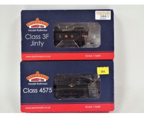 Two 00 gauge boxed Bachmann steam locomotives, Ginty and Prairie tank 