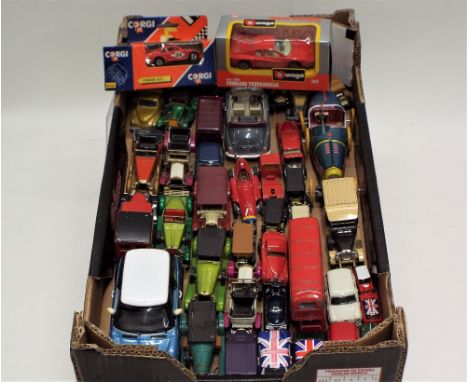 Collection of Diecast vehicles, number of Mini's and Vintage cars, tin plate racing car etc  