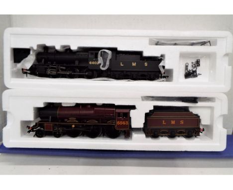 Two 00 gauge boxed Bachmann steam locomotives, 4-6-0 Australia and 2-6-0 Ivatt class 2