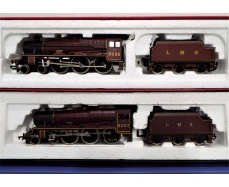 Two 00 gauge boxed steam locomotives, limited edition, Bachmann 5699 Galatea and 4-6-0 Jubilee class mainline locomotive Lean