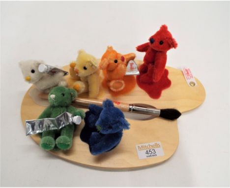 Steiff mini colour splash collectors set 038310
