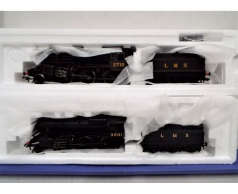 Two 00 gauged boxed Bachmann steam locomotives, 2-6-0 Crab locomotive with tender and 2-6-0 Ivatt class locomotive with tende