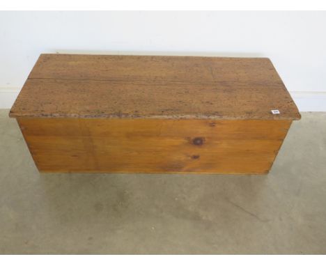 A pine lidded trunk 