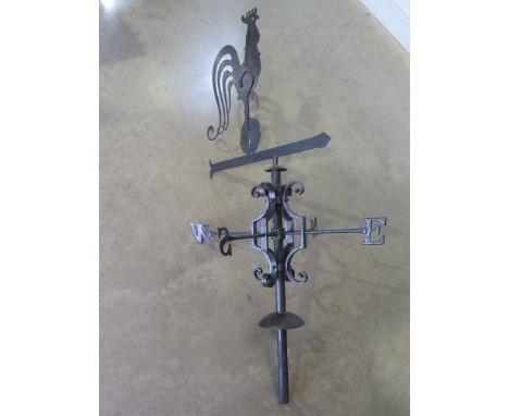 A handmade weather vane - the top with a figure of a pheasant  - Pheasant  Height aprrox. 120 cm 