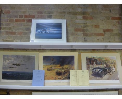 Two signed Limited Editions Terance Cuneo prints with certificates - unframed 49 cm x 60 cm  and a sighed Nicolas Watts print