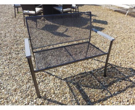 A Bramblecrest mesh bench