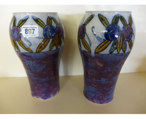 A pair of Doulton Art Nouveau vases
Condition report: In good condition 