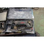 HAMMER DRILL, BOSCH BULLDOG MDL. 11224VSR, 110 v., w/drill bits & case