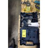 LOT CONSISTING OF: (1) Bosch Colt Mdl. PR20EVS palm router, 1 HP, w/ case & accessories & (1) Mikita