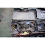 HAMMER DRILL, BOSCH BULLDOG MDL. 11224VSR, 110 v., w/drill bits & case