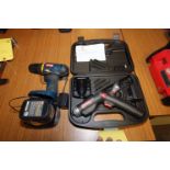 LOT OF ELECTRIC CORDLESS TOOLING: (1) Craftsman 3.6 v. screwdriver & (1) Ryobi drill