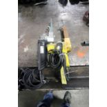 LOT OF HAND HELD SANDERS: (1) Makita Mdl. 9030 belt sander & (1) Dynabrave Mdl. 40605 Dinafile