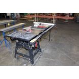 TABLE SAW, SAWSTOP MDL. CNS175, CONTRACTORS SAW, 10", s/n C094800318