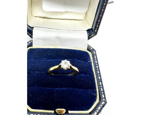 18ct gold diamond ring (2g)