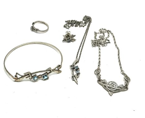 4 X .925 Celtic/Scottish Design Jewellery By Carrick (32g)