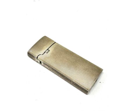 silver hallmarked cigarette lighter 