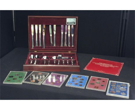 Royal Mint Coin sets, to include 1977, 1978, 1979 and 1980, also together with a Guernsey set and a Farewell set, also togeth